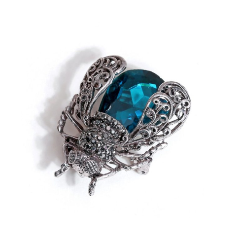 1 Crystal Insect Brooch