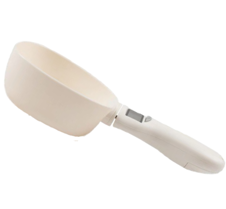 1 Pet Food Measuring Spoon with LCD Display
