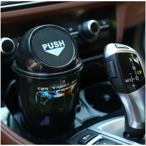 2 Mini Car Trash Bin